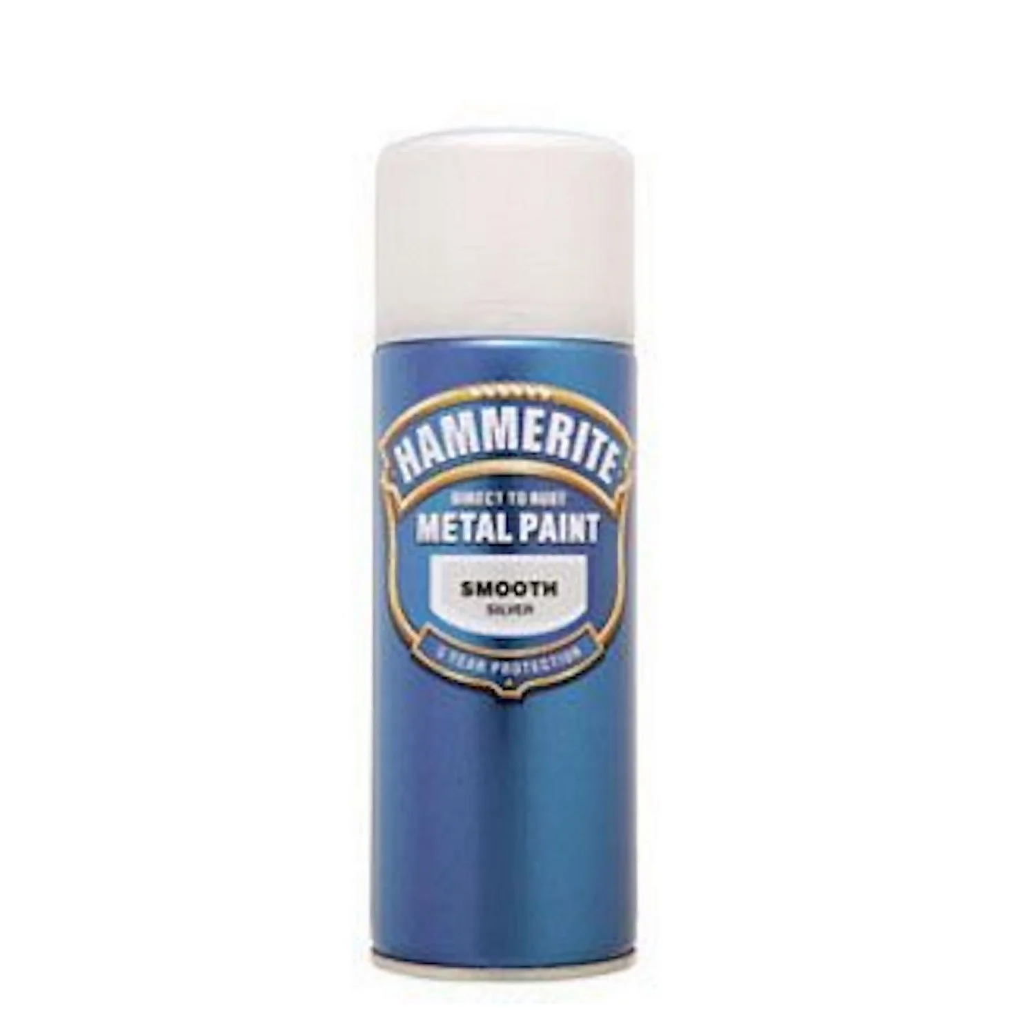 Hammerite Silver - Exterior Smooth Aerosol Paint - 400ml 1 Hammerite Silver - Exterior Smooth Aerosol Paint - 400ml