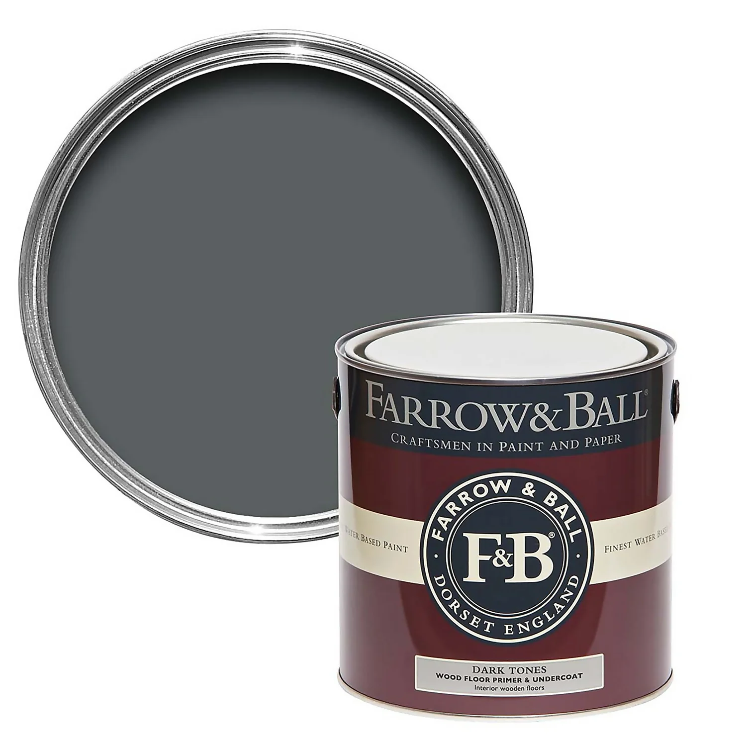 Farrow & Ball Primer Wood Floor Primer & Undercoat - 2.5L 1 Farrow & Ball Primer Wood Floor Primer & Undercoat - 2.5L