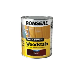Ronseal Quick Drying Woodstain Walnut Satin - 750ml -Best Home Furnishing Store 12804709 4224949525391966