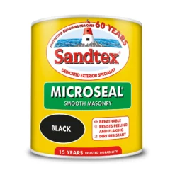 Sandtex® Ultra Smooth Masonry Paint Black - 1L -Best Home Furnishing Store 12804807 8784870256229669