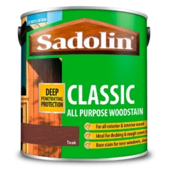 Sadolin Classic All Purpose Woodstain Teak - 2.5L -Best Home Furnishing Store 12806188 1894951407289581