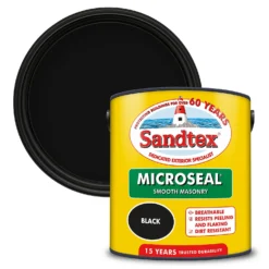 Sandtex® Ultra Smooth Masonry Paint Black - 2.5L