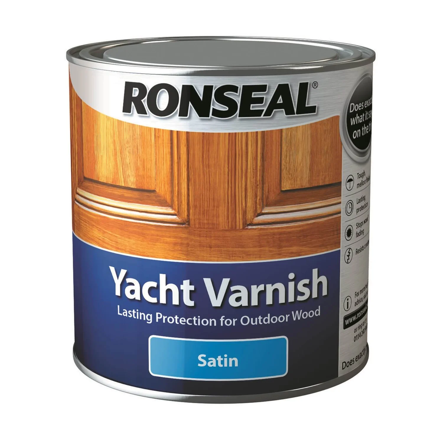 Ronseal Yacht Varnish Satin - 2.5L 1 Ronseal Yacht Varnish Satin - 2.5L