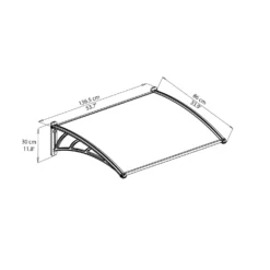 Palram - Canopia Canopy Neo 1350 Grey Twinwall 11 Palram - Canopia Canopy Neo 1350 Grey Twinwall -Best Home Furnishing Store 12807312 1234833218003766