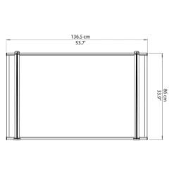 Palram - Canopia Canopy Neo 1350 Grey Twinwall 13 Palram - Canopia Canopy Neo 1350 Grey Twinwall -Best Home Furnishing Store 12807312 1254833218227989