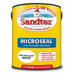 Sandtex® Textured Masonry Paint Pure Brilliant White - 5L -Best Home Furnishing Store 12807345 1174871506146144