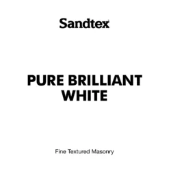 Sandtex® Textured Masonry Paint Pure Brilliant White - 5L -Best Home Furnishing Store 12807345 1194871506187244