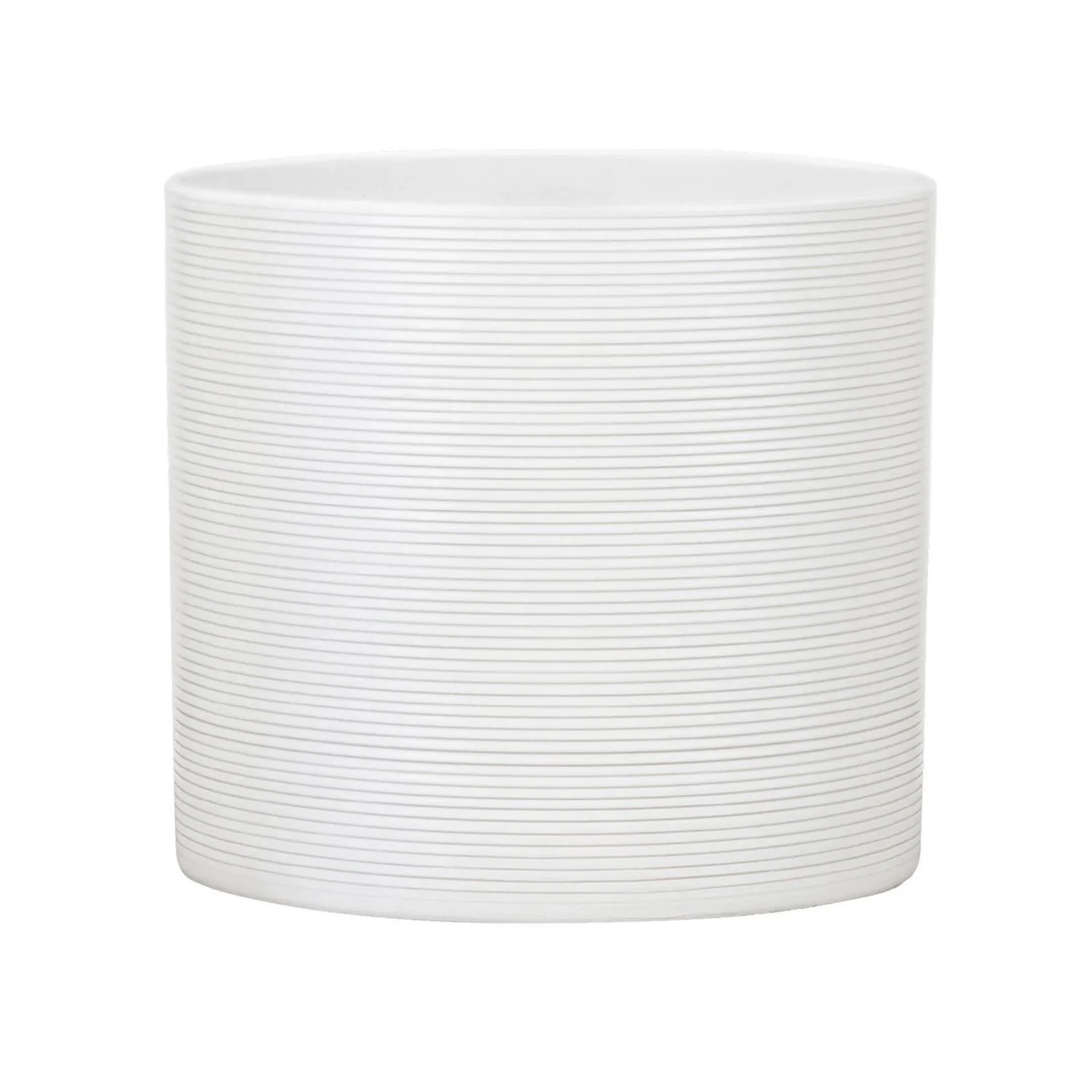 White Plant Pot - 14cm 2 White Plant Pot - 14cm - Image 2
