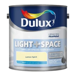 Dulux Light & Space Matt Emulsion Paint Lemon Spirit - 2.5L -Best Home Furnishing Store 12808064 2984833204162123