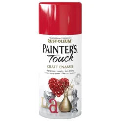 Rust-Oleum Painters Touch - Craft Enamel Spray Paint Cherry Red Gloss - 150ml