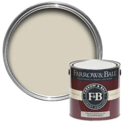 Farrow & Ball Exterior Eggshell Paint Shadow White - 2.5L