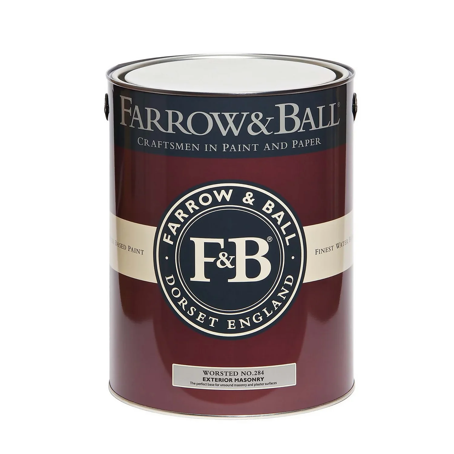 Farrow & Ball Exterior Masonry Paint Worsted - 5L 3 Farrow & Ball Exterior Masonry Paint Worsted - 5L - Image 3