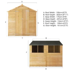 Mercia 10 X 6ft Overlap Double Door Apex Shed 18 Mercia 10 X 6ft Overlap Double Door Apex Shed -Best Home Furnishing Store 12809172 1565051417302098