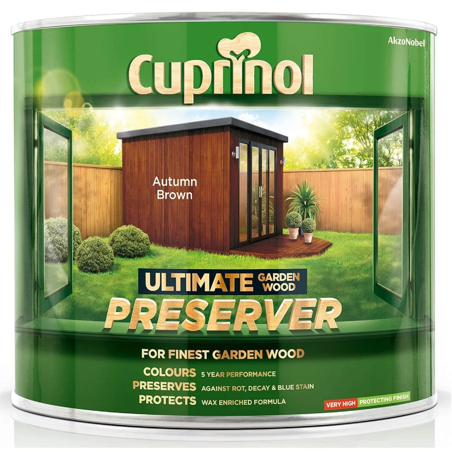 Cuprinol Ultimate Preserver - Autumn Brown - 1L 1 Cuprinol Ultimate Preserver - Autumn Brown - 1L