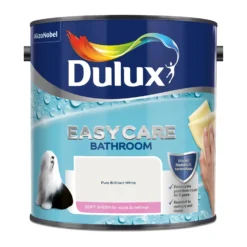 Dulux Easycare Bathroom Pure Brilliant White - Soft Sheen Paint - 2.5L -Best Home Furnishing Store 12809258 2034832985034035