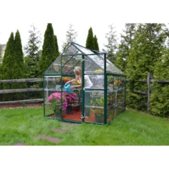Palram 6 X 8ft Canopia Harmony Greenhouse - Green -Best Home Furnishing Store 12810587 1224833169966470