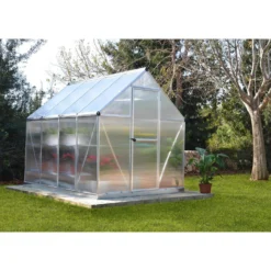 Palram 6 X 8ft Canopia Mythos Greenhouse - Silver -Best Home Furnishing Store 12810591 1044833169263306