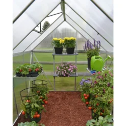 Palram 6 X 8ft Canopia Mythos Greenhouse - Silver -Best Home Furnishing Store 12810591 7504833169546098