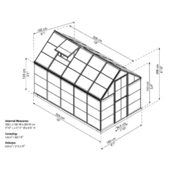 Palram 6 X 10ft Canopia Harmony Greenhouse - Green -Best Home Furnishing Store 12810721 1674832988204576