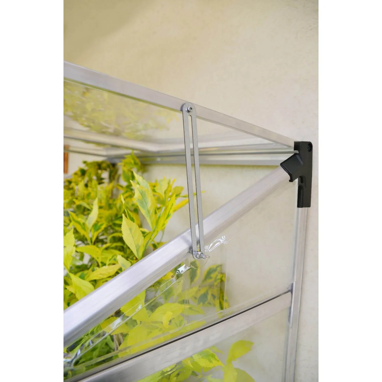 Palram - Canopia Lean To Grow House 4X2 Silver Clear 9 Palram - Canopia Lean To Grow House 4X2 Silver Clear - Image 9