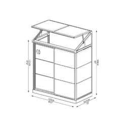 Palram - Canopia Lean To Grow House 4X2 Silver Clear 19 Palram - Canopia Lean To Grow House 4X2 Silver Clear -Best Home Furnishing Store 12810857 8314833199899978