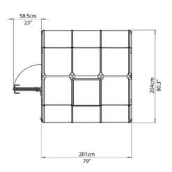 Palram 6 X 6ft Canopia Eco Grow Greenhouse - Green -Best Home Furnishing Store 12810863 1644833197223081