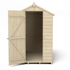 Forest Overlap 6 X 4ft Pressure Treated Apex Shed - No Window -Best Home Furnishing Store 12810887 1634833194320566