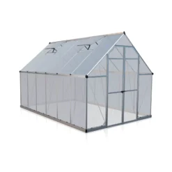 Palram 8 X 12ft Canopia Essence Greenhouse - Silver -Best Home Furnishing Store 12810970 1234833196494225