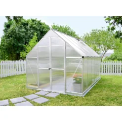 Palram 8 X 12ft Canopia Essence Greenhouse - Silver -Best Home Furnishing Store 12810970 2824833196568469