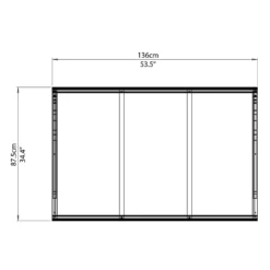 Palram - Canopia Canopy Venus 1350 Clear 17 Palram - Canopia Canopy Venus 1350 Clear -Best Home Furnishing Store 12810976 4564833200882271