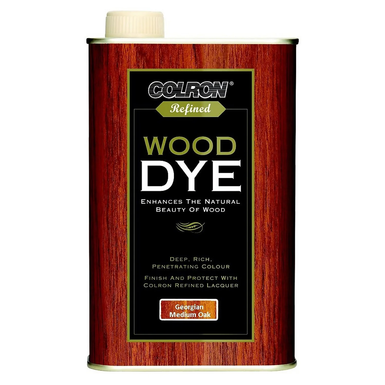 Colron Refined Wood Dye Georgian Medium Oak - 250ml 1 Colron Refined Wood Dye Georgian Medium Oak - 250ml