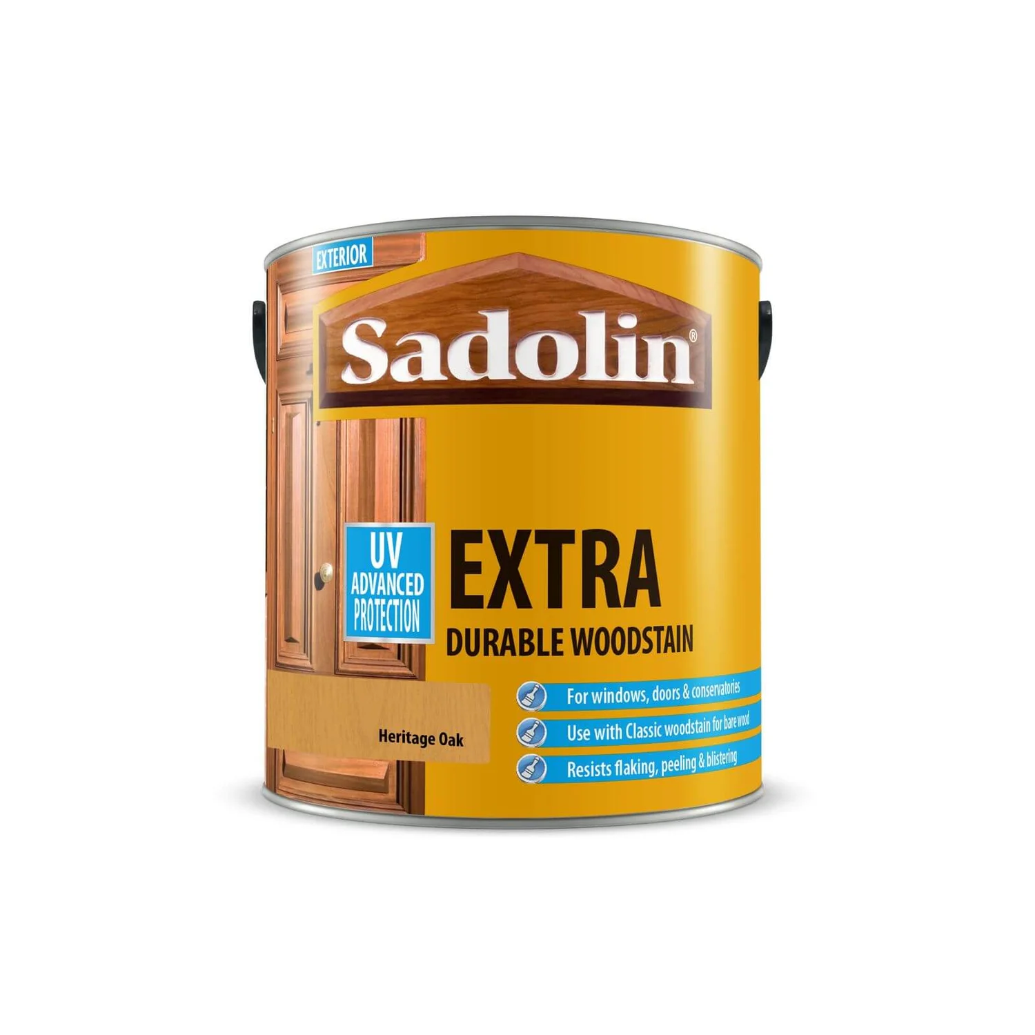 Sadolin Extra Durable Woodstain Heritage Oak - 2.5L 1 Sadolin Extra Durable Woodstain Heritage Oak - 2.5L