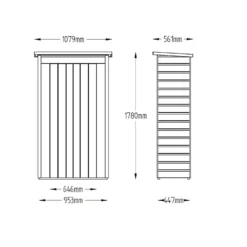 Forest Garden Wooden Tall Shiplap Pent Garden Store 9 Forest Garden Wooden Tall Shiplap Pent Garden Store -Best Home Furnishing Store 12814360 7754832980510941