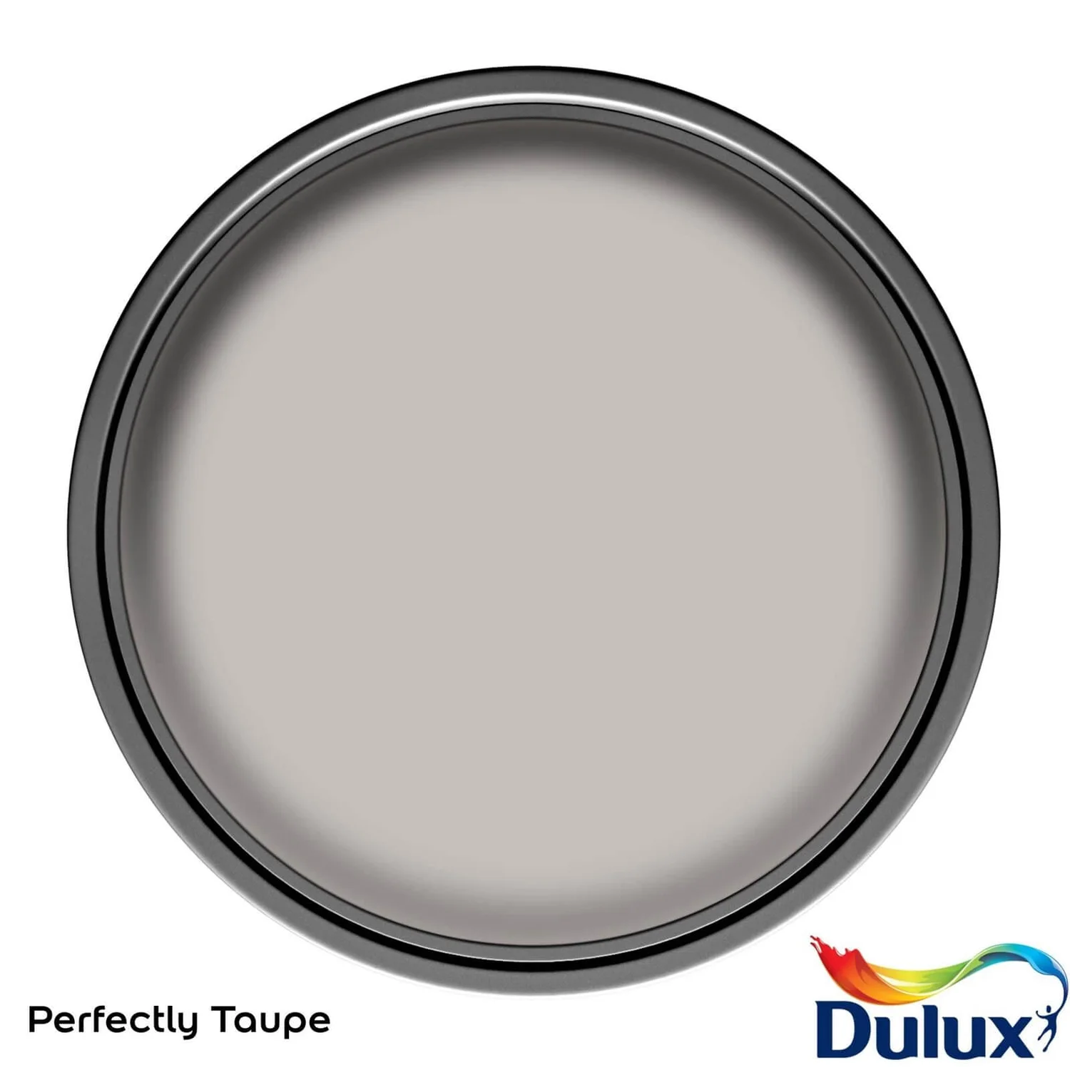 Dulux Matt Emulsion Paint Perfectly Taupe - 2.5L 3 Dulux Matt Emulsion Paint Perfectly Taupe - 2.5L - Image 3