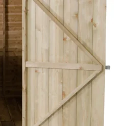 7x5ft Forest Wooden Overlap Pressure Treated Pent Shed -incl. Installation -Best Home Furnishing Store 12815049 1374845698165262