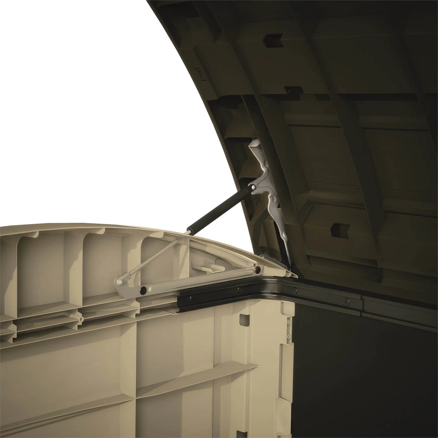 Keter Store It Out Ultra Outdoor Garden Storage Shed - Beige & Brown - 2000L 7 Keter Store It Out Ultra Outdoor Garden Storage Shed - Beige & Brown - 2000L - Image 7