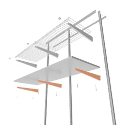 None Double Slot Bracket - White -170mm -Best Home Furnishing Store 12815730 2585034583442745