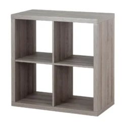 Clever Cube 2x2 Storage Unit - Grey Oak