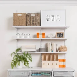 None Single Slot Upright Wall Strip - White - 100cm -Best Home Furnishing Store 12816011 3374833192221763