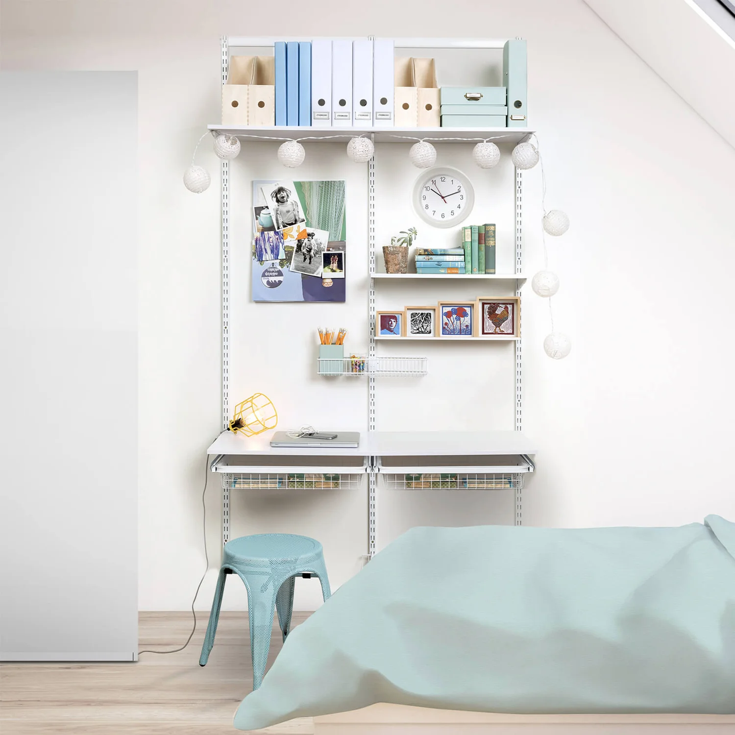 Shelf White 600x16x250mm 2 Shelf White 600x16x250mm - Image 2