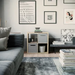 Clever Cube 2x2 Storage Unit - Oak -Best Home Furnishing Store 12816153 6184929107204184