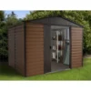 Yardmaster 8x6ft Woodgrain Metal Shed
