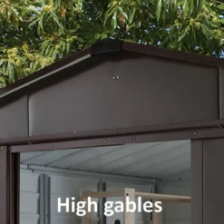 Yardmaster 10x6ft Woodgrain Metal Shed -Best Home Furnishing Store 12817673 1195040006010458