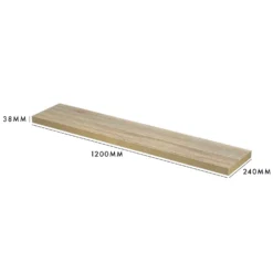 Floating Shelf - Sanoma Oak - 1200 X 240 X 38mm -Best Home Furnishing Store 12817803 2214964085530238