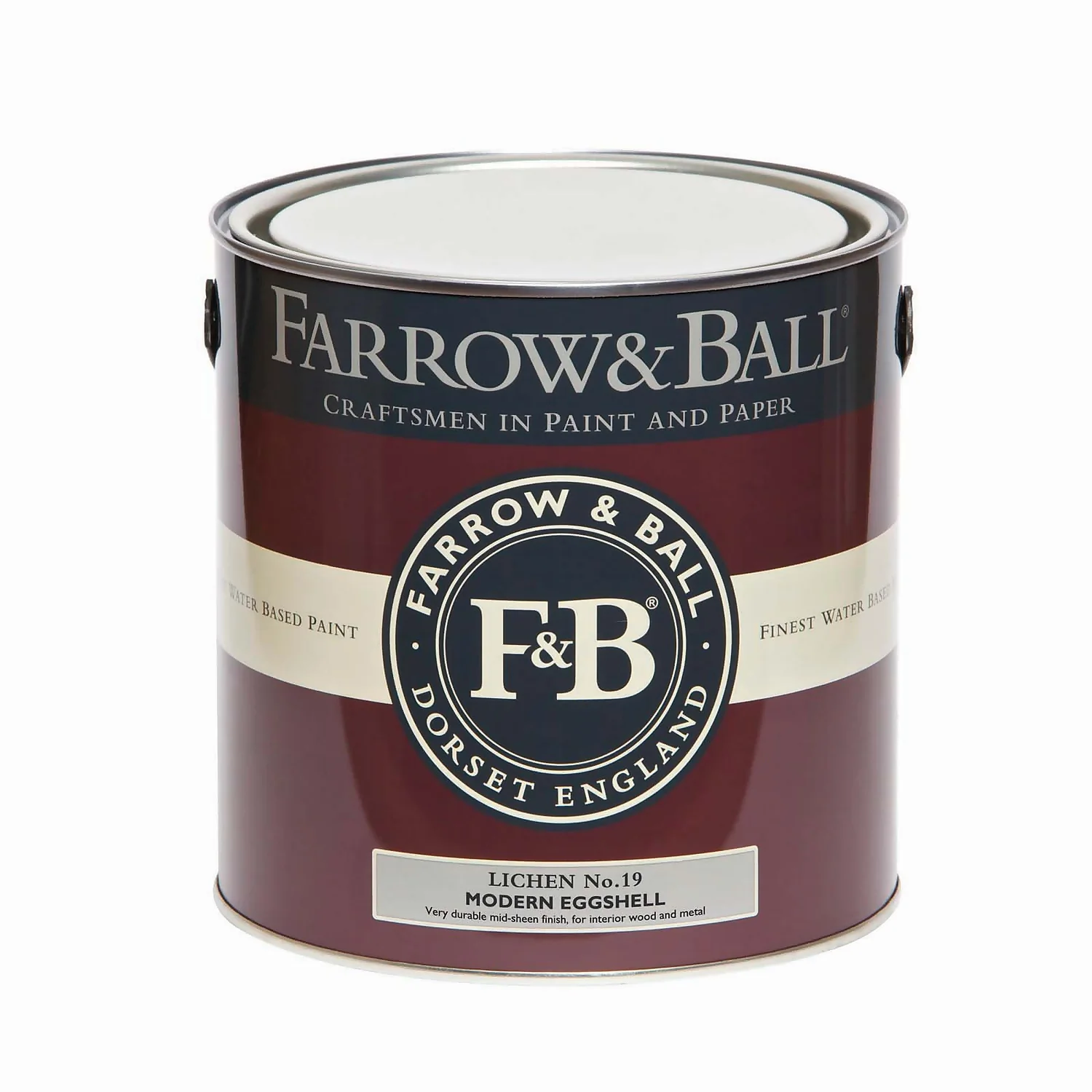 Farrow & Ball Modern Eggshell Paint Lichen - 2.5L 2 Farrow & Ball Modern Eggshell Paint Lichen - 2.5L - Image 2