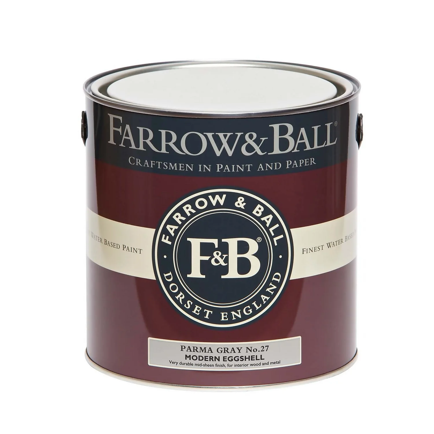 Farrow & Ball Modern Eggshell Parma Gray - 2.5L 4 Farrow & Ball Modern Eggshell Parma Gray - 2.5L - Image 4