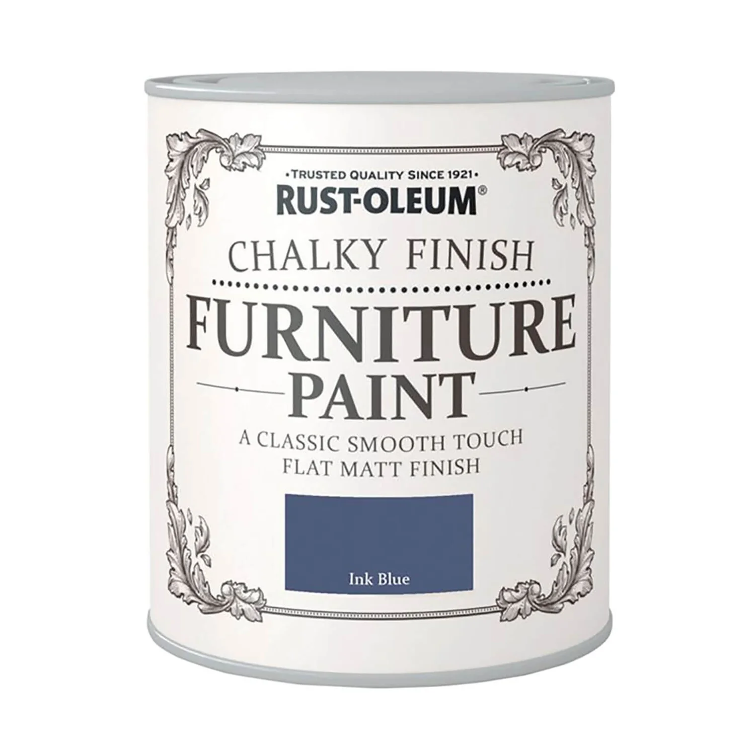 Rust-Oleum Chalky Furniture Paint - Ink Blue - 125ml 1 Rust-Oleum Chalky Furniture Paint - Ink Blue - 125ml