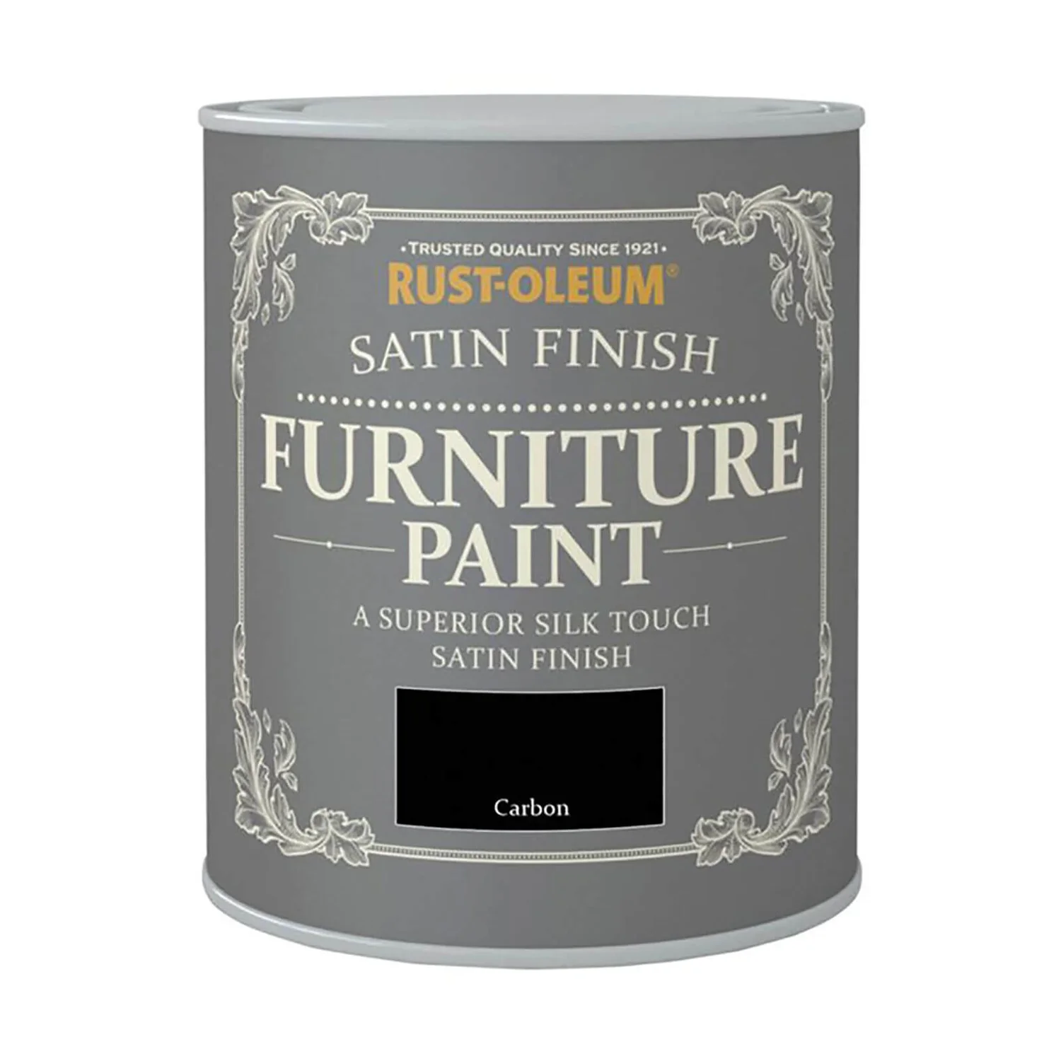 Rust-Oleum Satin Furniture Paint - Carbon - 125ml 1 Rust-Oleum Satin Furniture Paint - Carbon - 125ml