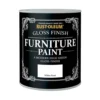Rust-Oleum Gloss Furniture Paint - White Frost - 125ml