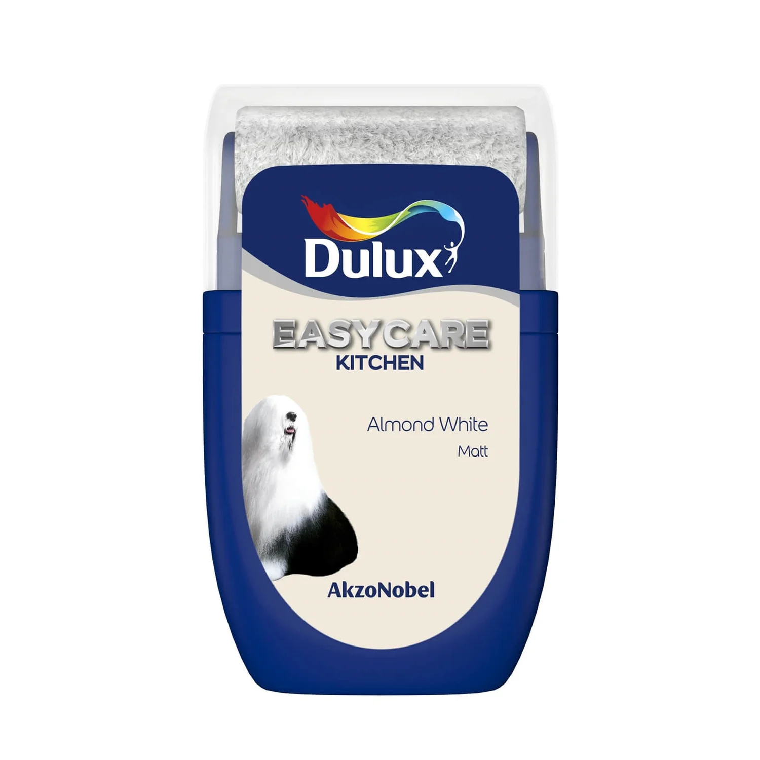 Dulux Easycare Kitchen Almond White Tester Paint - 30ml 1 Dulux Easycare Kitchen Almond White Tester Paint - 30ml